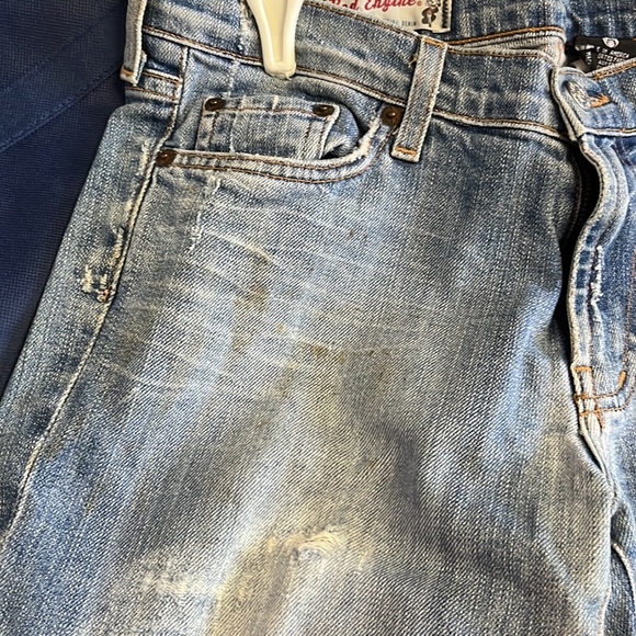 Red Engine distressed wide leg jeans - Picture 5 of 13